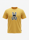 Psycho Bunny Men's 100% Cotton Polo Shirt – Yellow, Size L