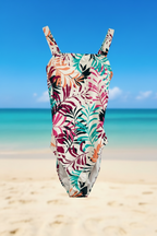 Tropical Palm Print Swimsuit