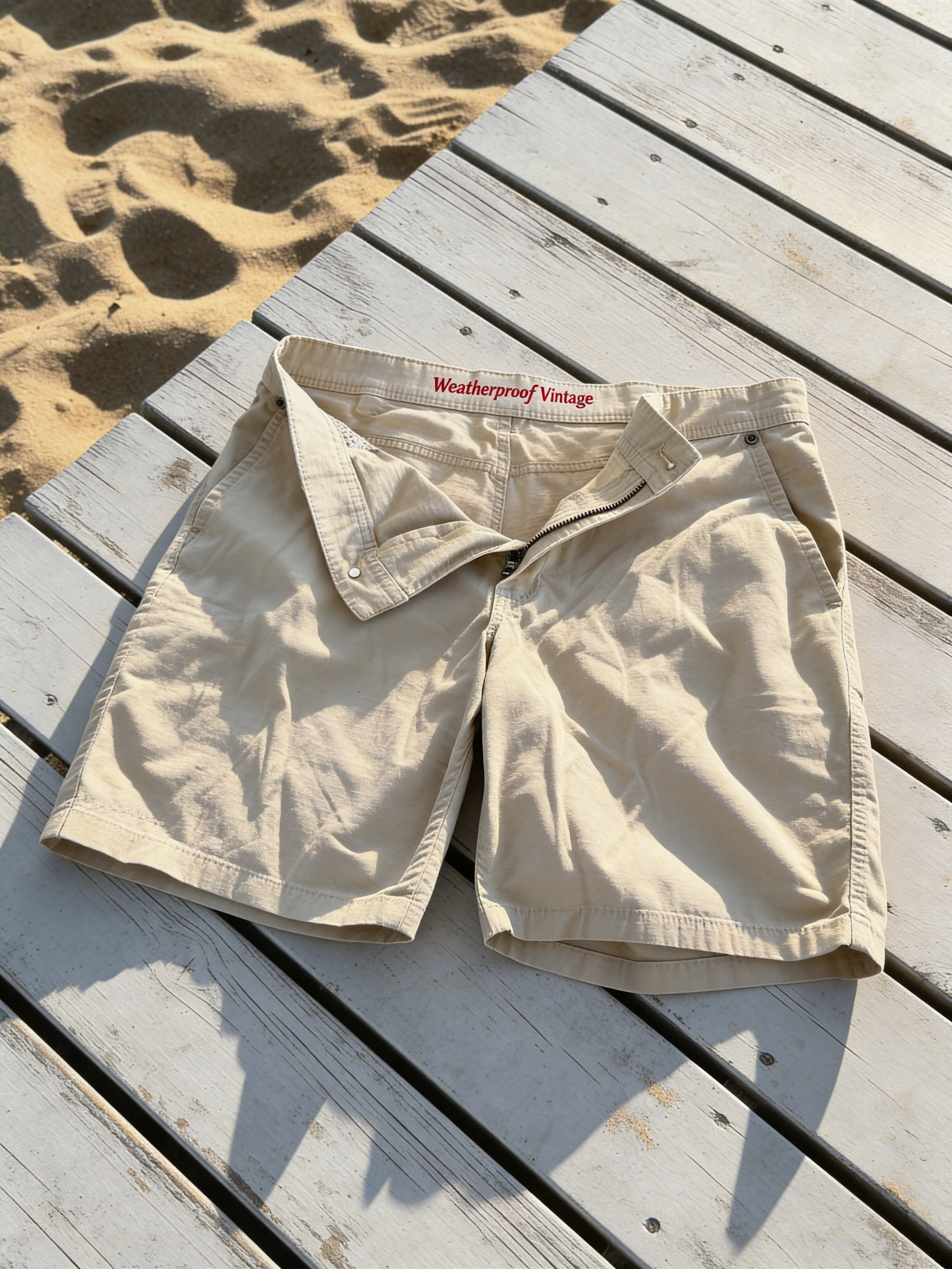 Men's Khaki Utility Shorts